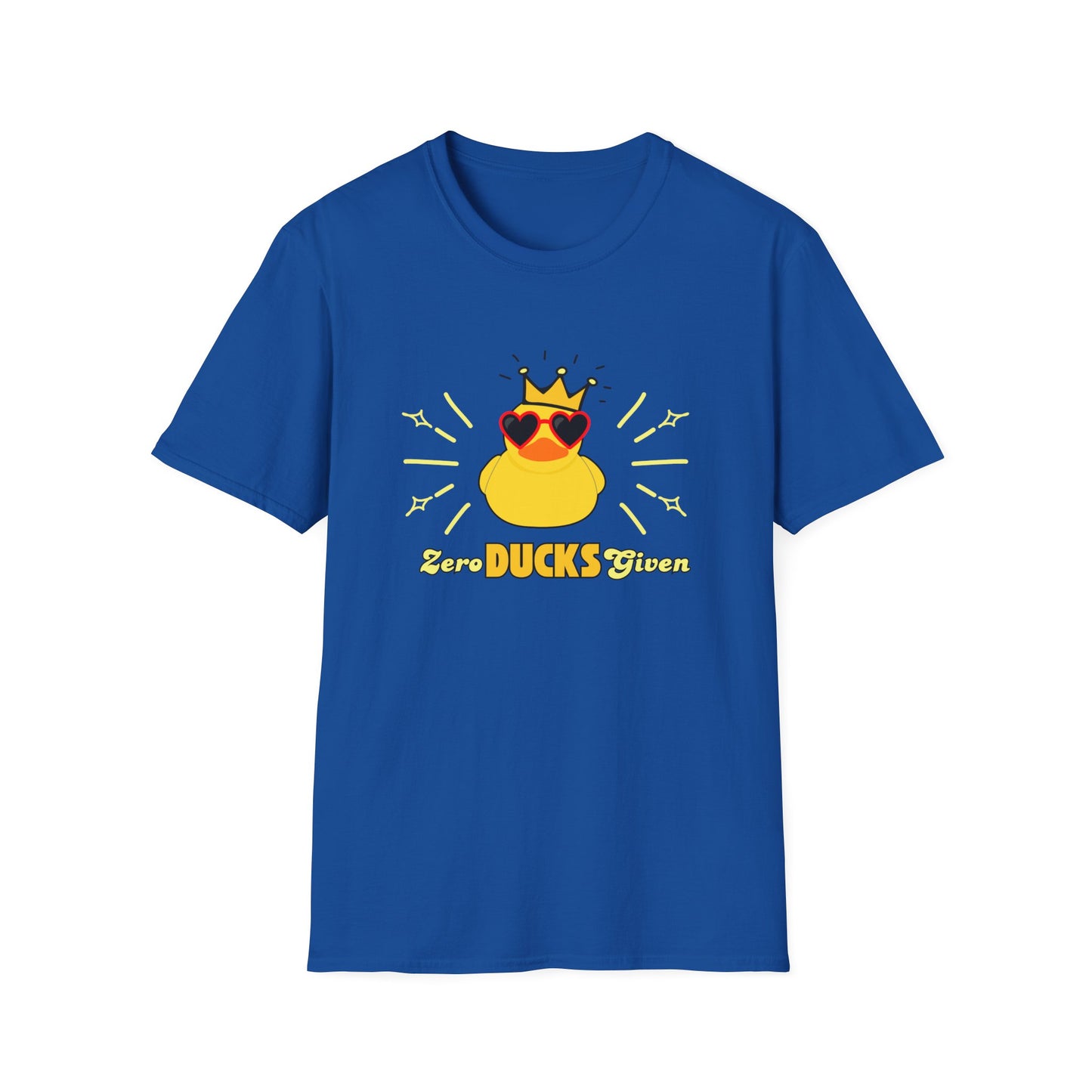 Zero Ducks Given Funny Ducky T-Shirt