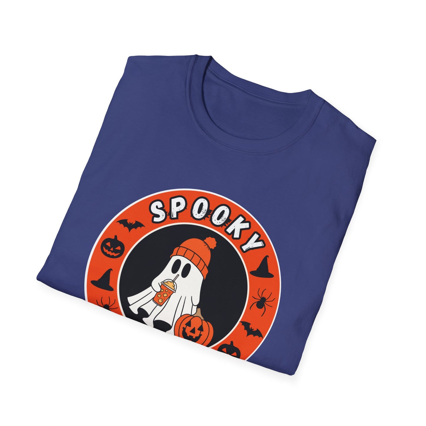 Spooky Vibes Trick or Treat Pumpkin Spice Halloween Unisex Softstyle T-Shirt