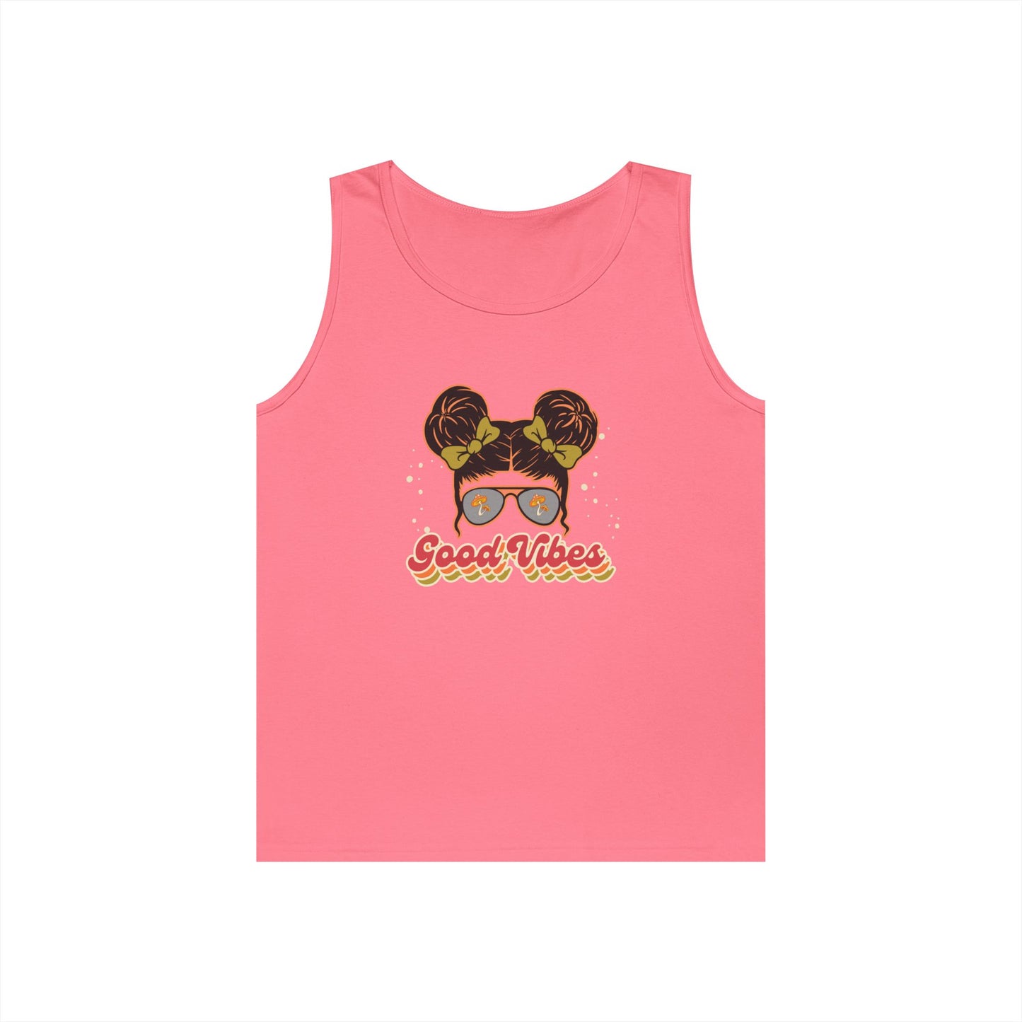 Mushroom Hippie Chick Good Vibes Tank Top