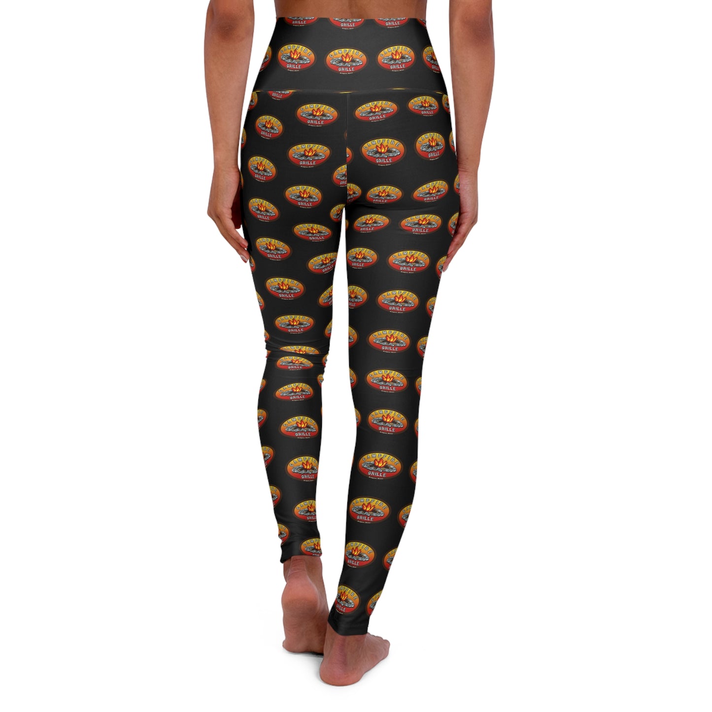 CFG Bold High Waisted Yoga Leggings - Perfect for Fitness Enthusiasts & Yoga Lovers