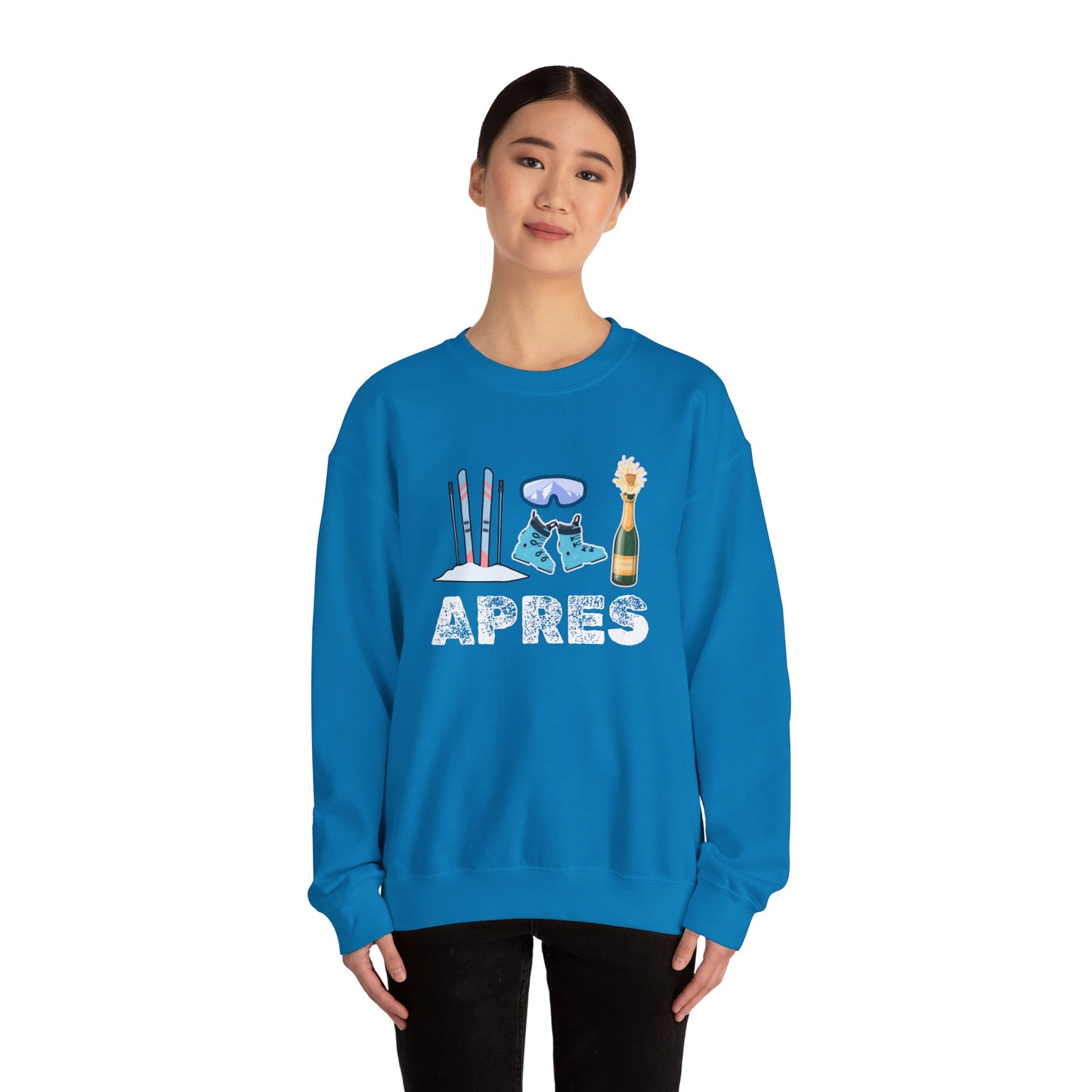 APRES season is coming, get your ski theme Crewneck Sweatshirt