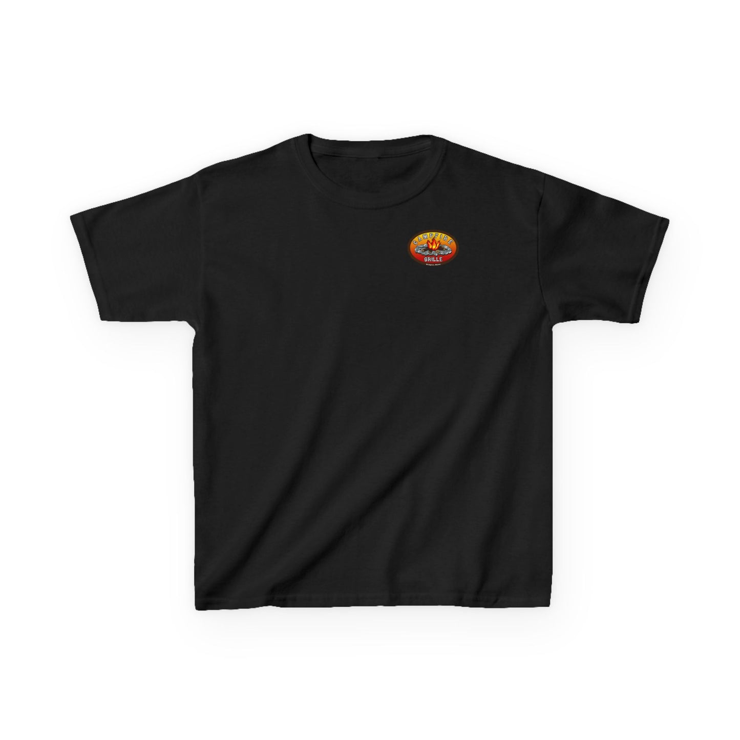 Kids Campfire Grille Tee, Kid's Shirt, Summer Camp Outfit, Outdoor Fun Apparel, Gift for Nature Lovers, Family BBQ