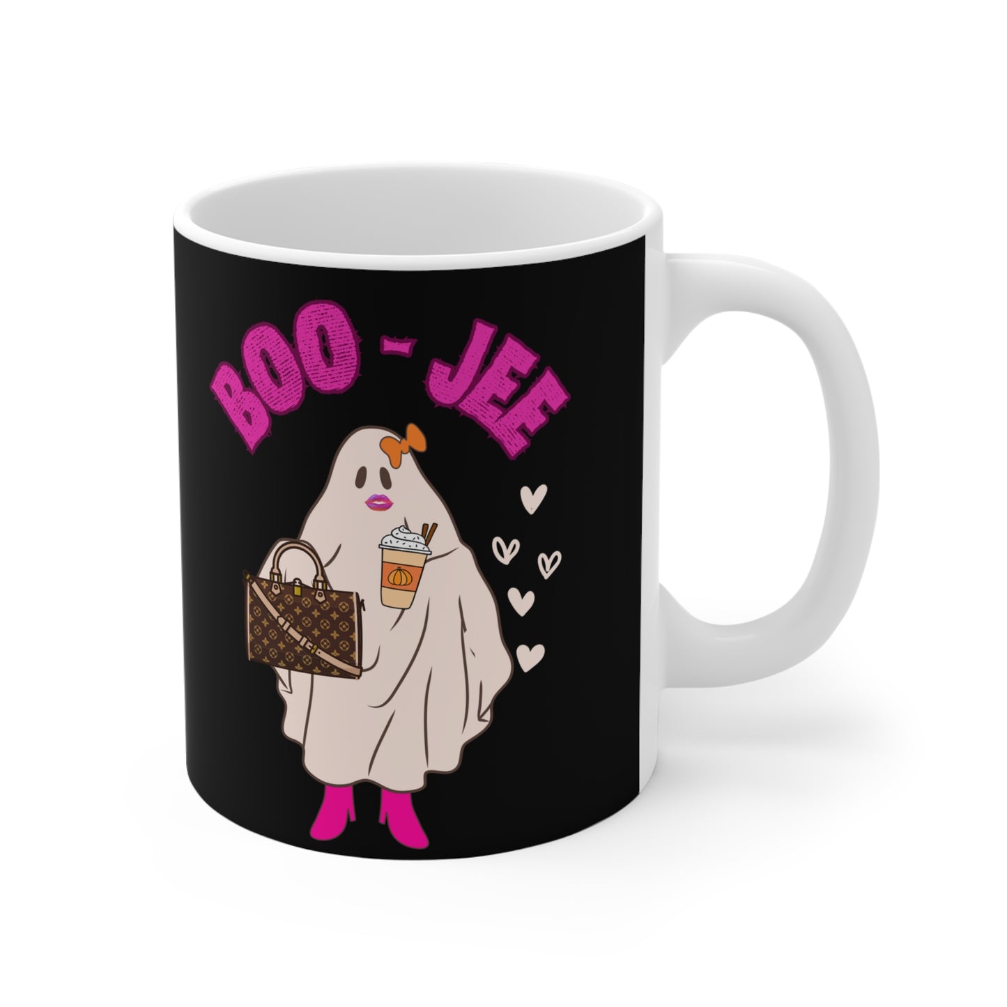 The BOO-JEE Glam Ghoul Ghost Girlie Mug 11oz
