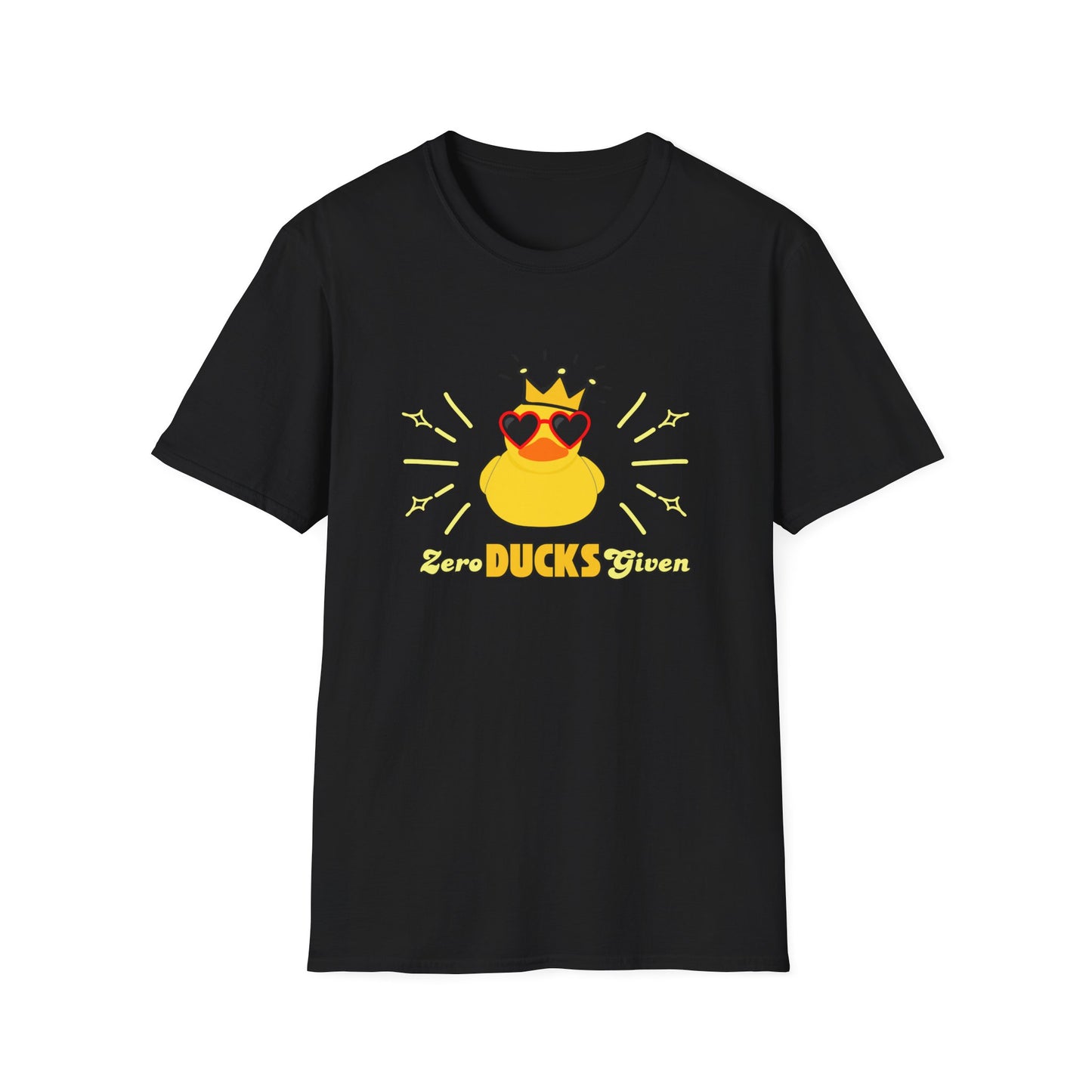 Zero Ducks Given Funny Ducky T-Shirt