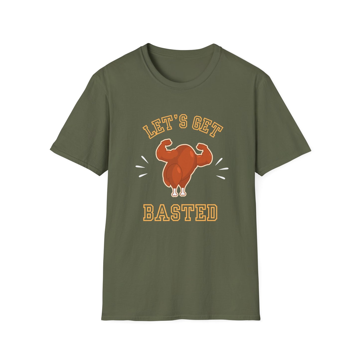 Let's Get Basted Funny Friendsgiving Thanksgiving T-Shirt