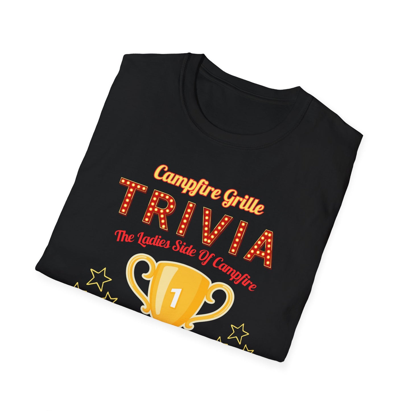 Trivia Champions Unisex Softstyle T-Shirt - Campfire Grille 2023