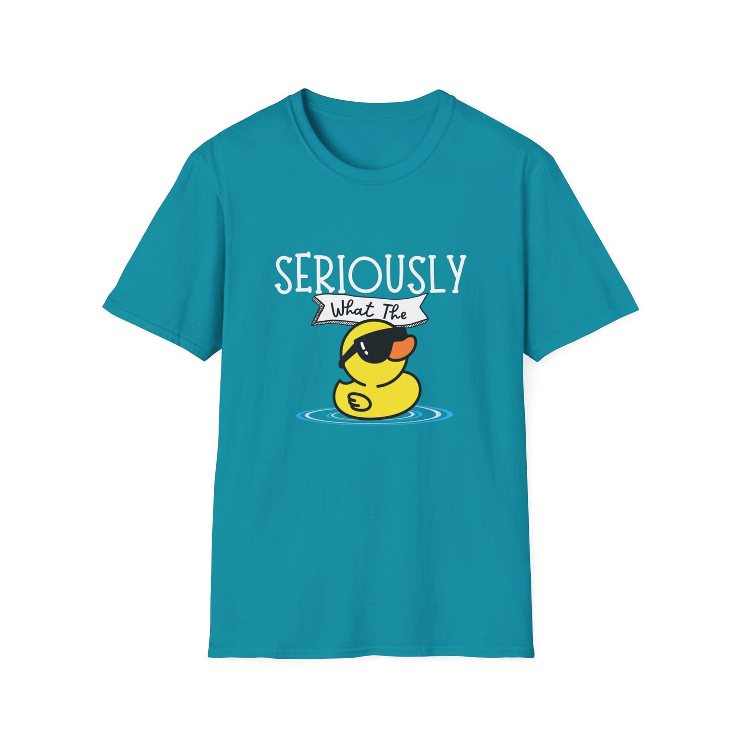 Seriously What The Duck Funny Unisex Softstyle T-Shirt