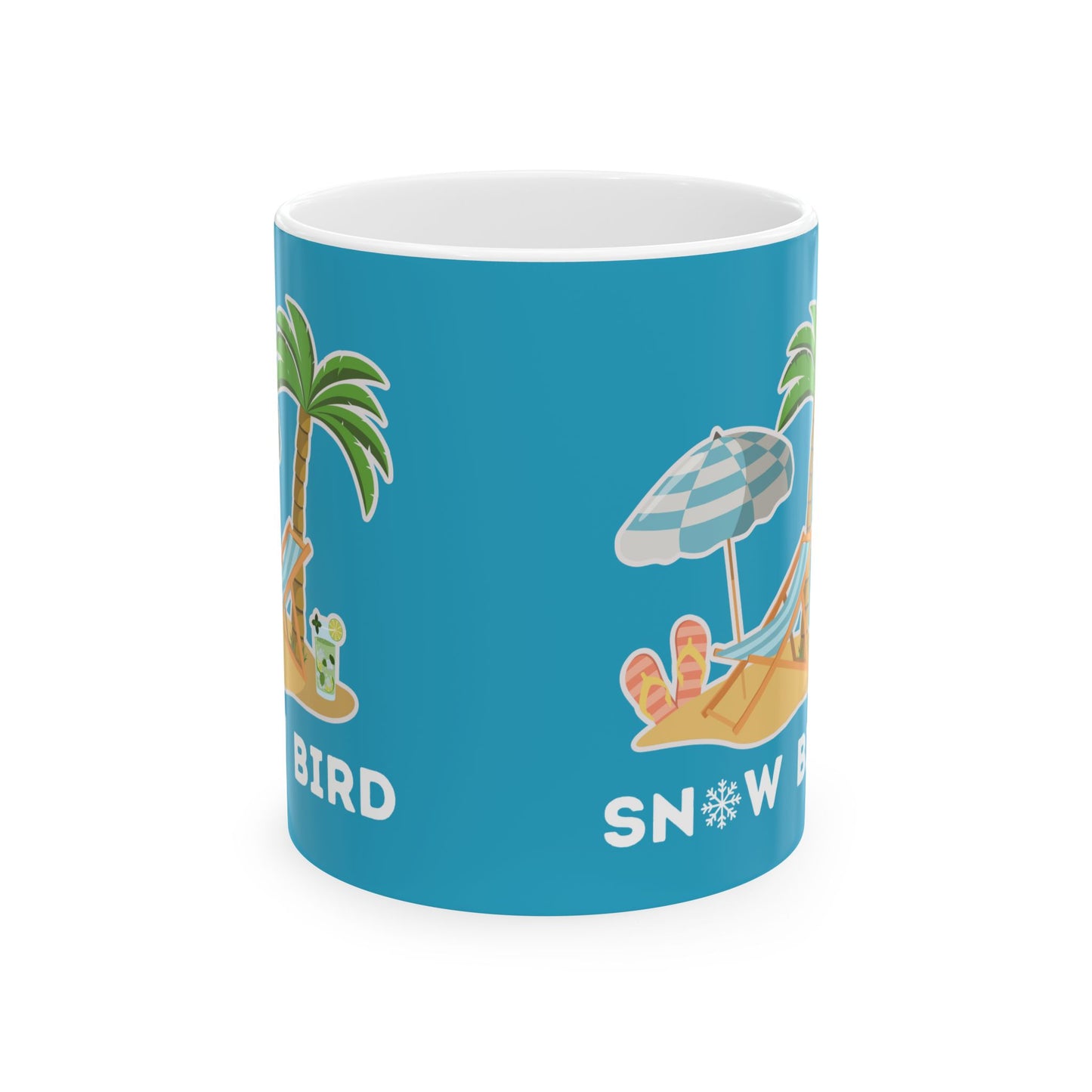 Snow Bird Florida Retiree Ceramic Mug, (11oz, 15oz)
