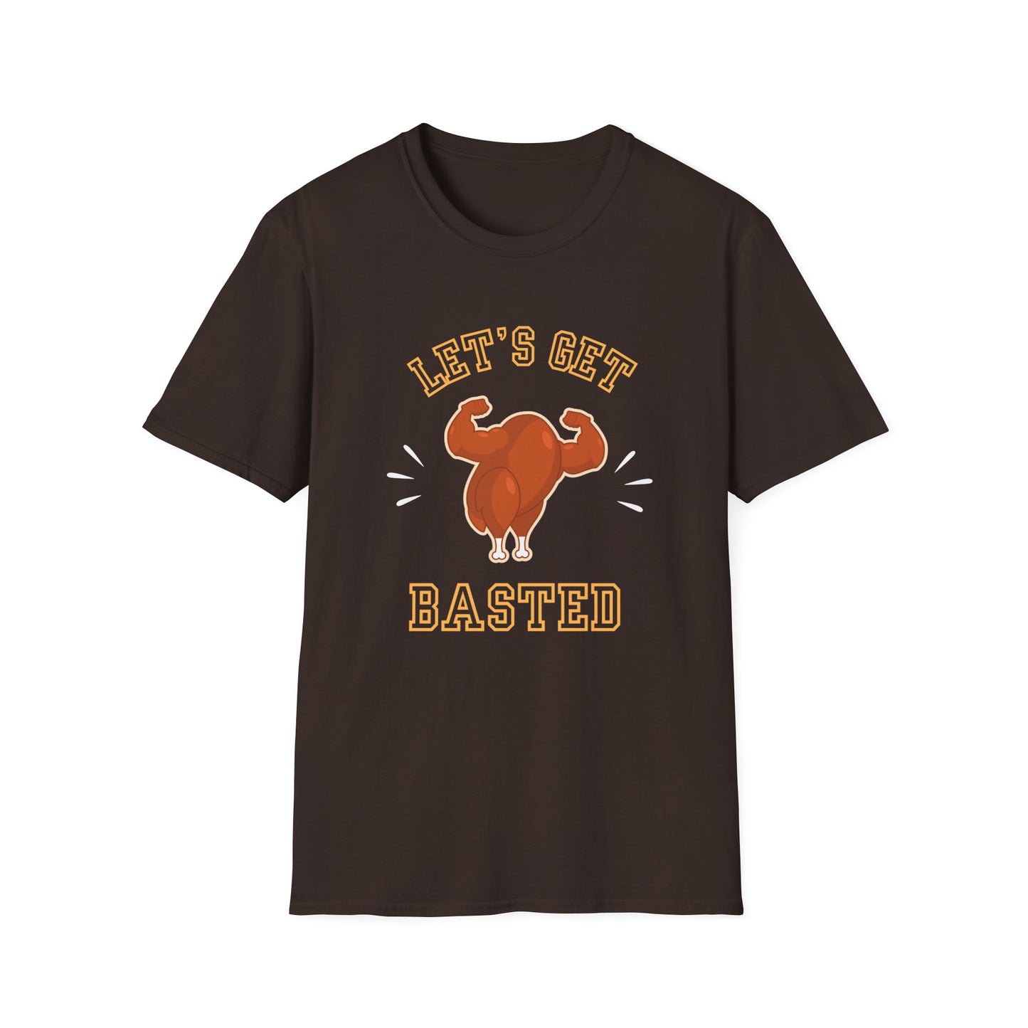 Let's Get Basted Funny Friendsgiving Thanksgiving T-Shirt