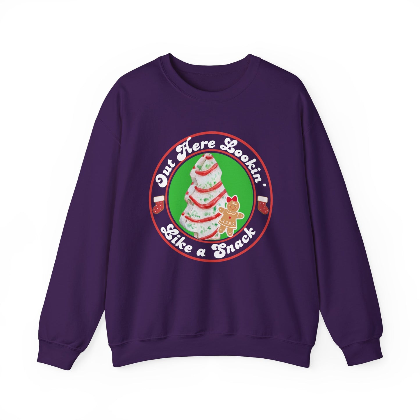 Out Here Lookin' Like a Snack Christmas Sweatshirt
