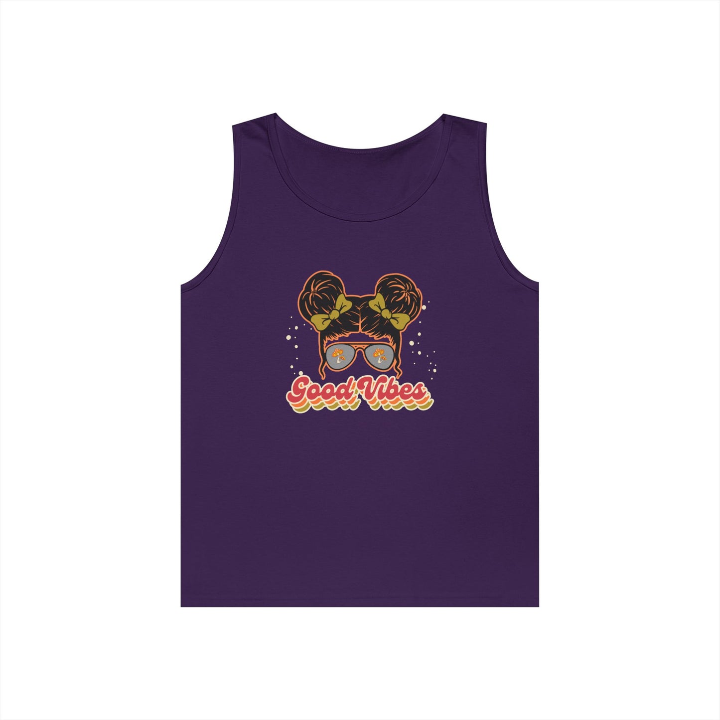 Mushroom Hippie Chick Good Vibes Tank Top