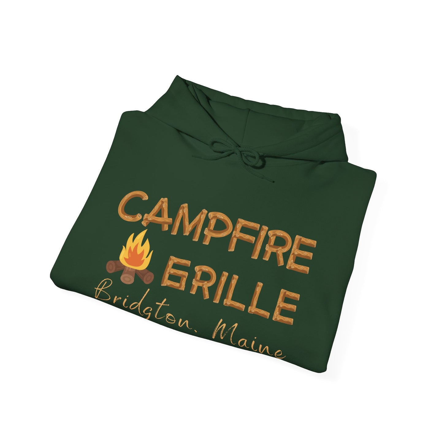 Cozy Campfire Hoodie for Outdoor Lovers - Bridgton, Maine