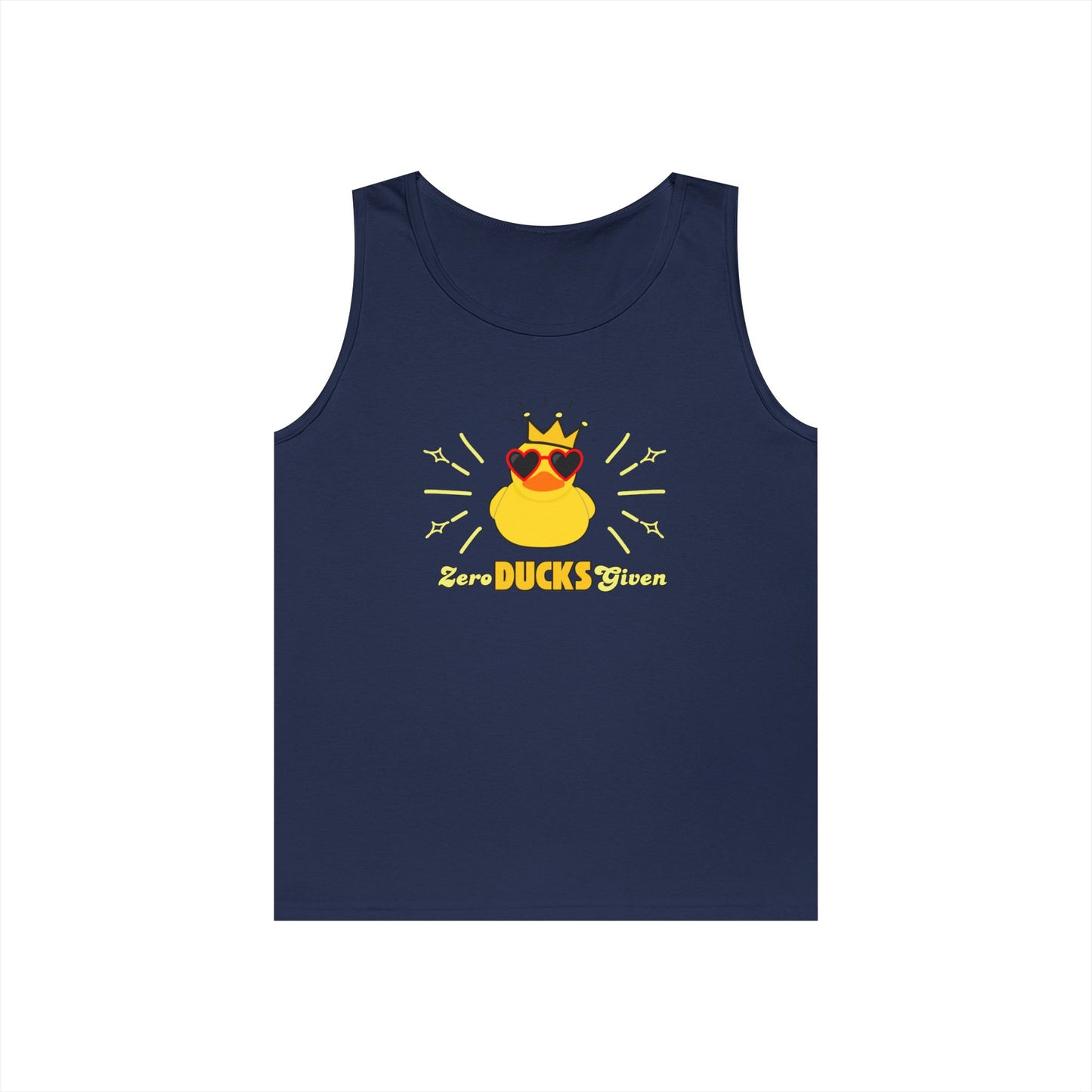 Zero Ducks Given Funny Ducky Tank Top