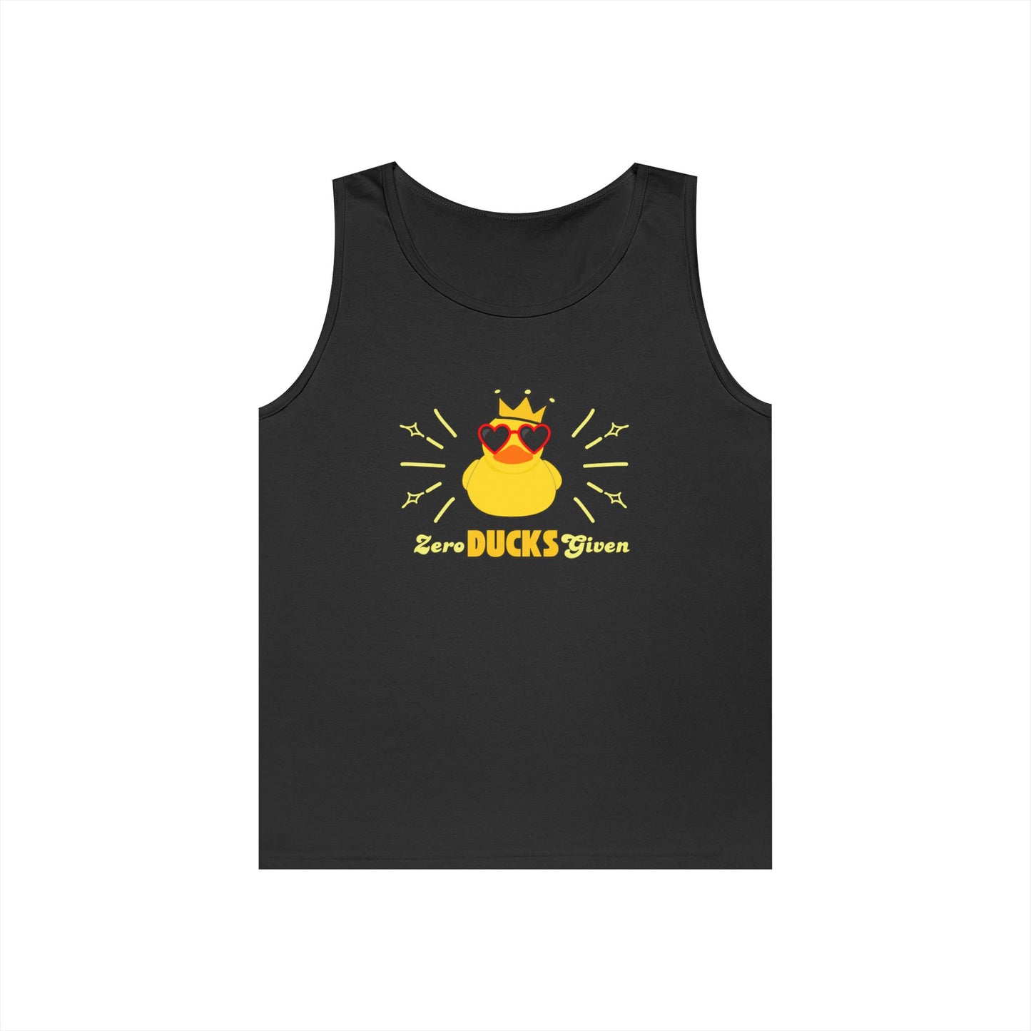Zero Ducks Given Funny Ducky Tank Top