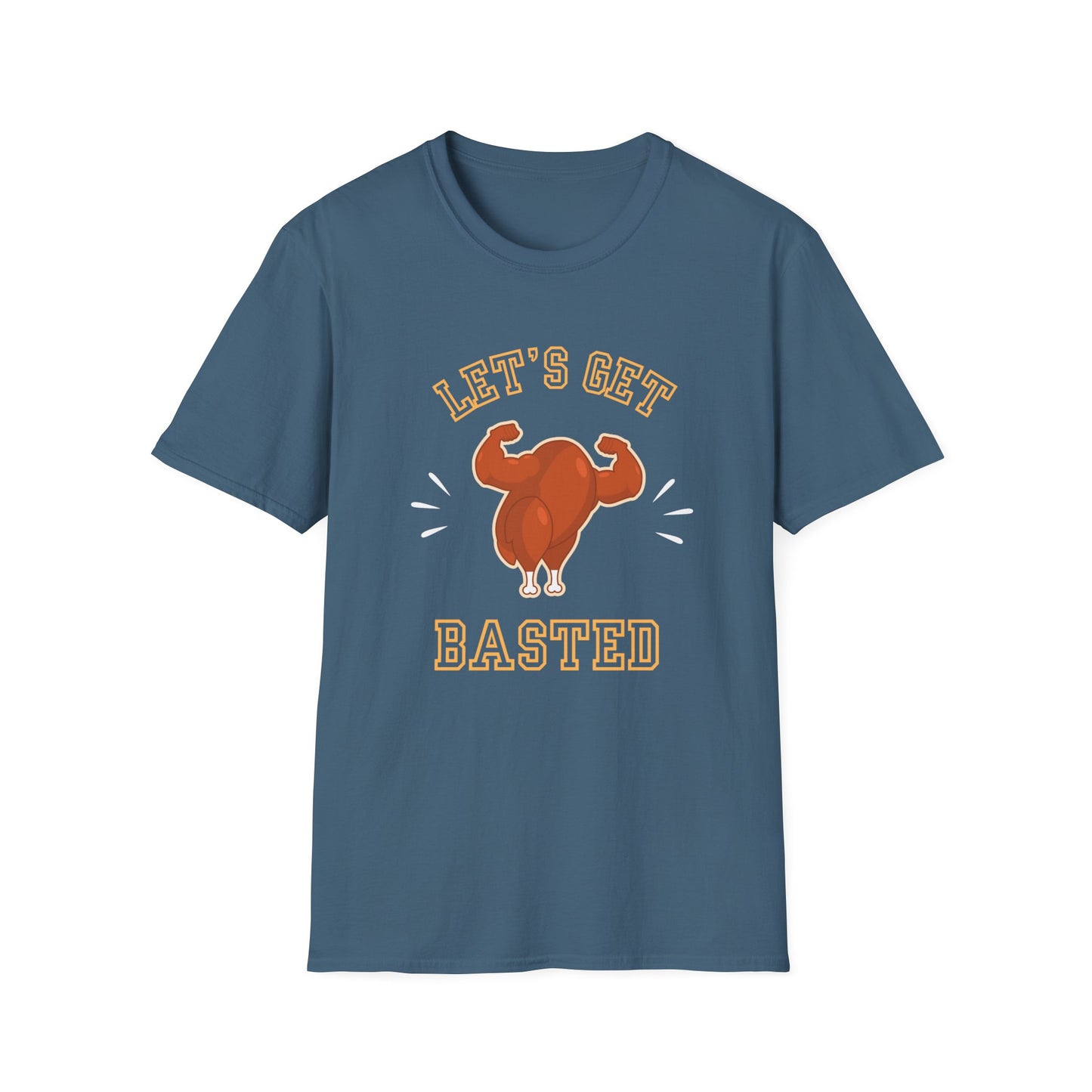 Let's Get Basted Funny Friendsgiving Thanksgiving T-Shirt