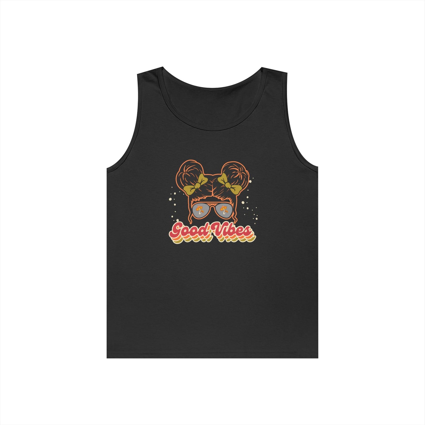 Mushroom Hippie Chick Good Vibes Tank Top