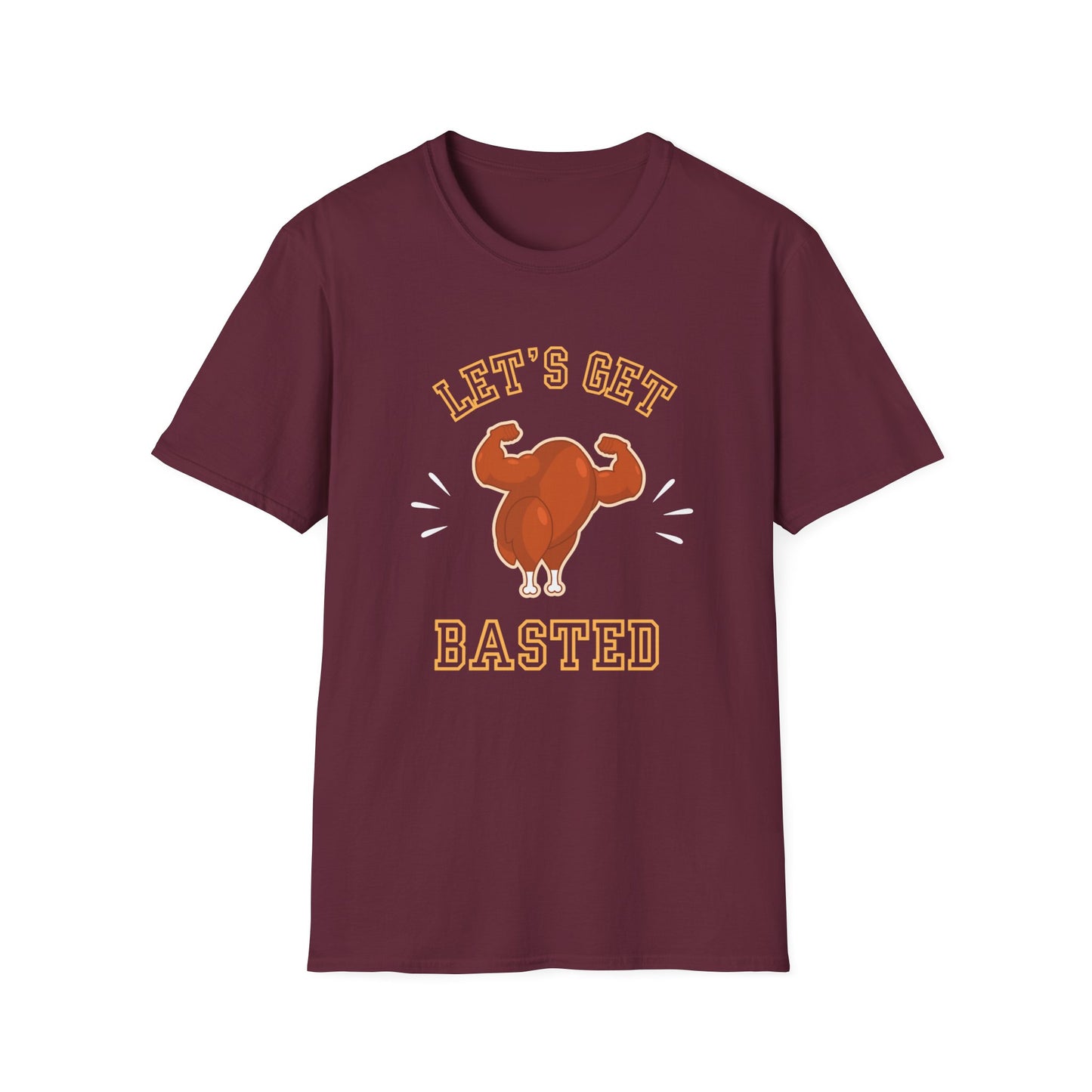 Let's Get Basted Funny Friendsgiving Thanksgiving T-Shirt