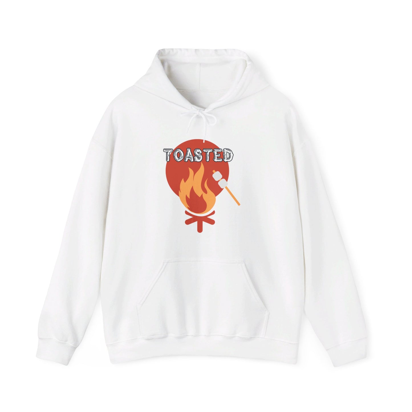 Toasted Campfire Hoodie Camping S'mores Hooded Sweatshirt