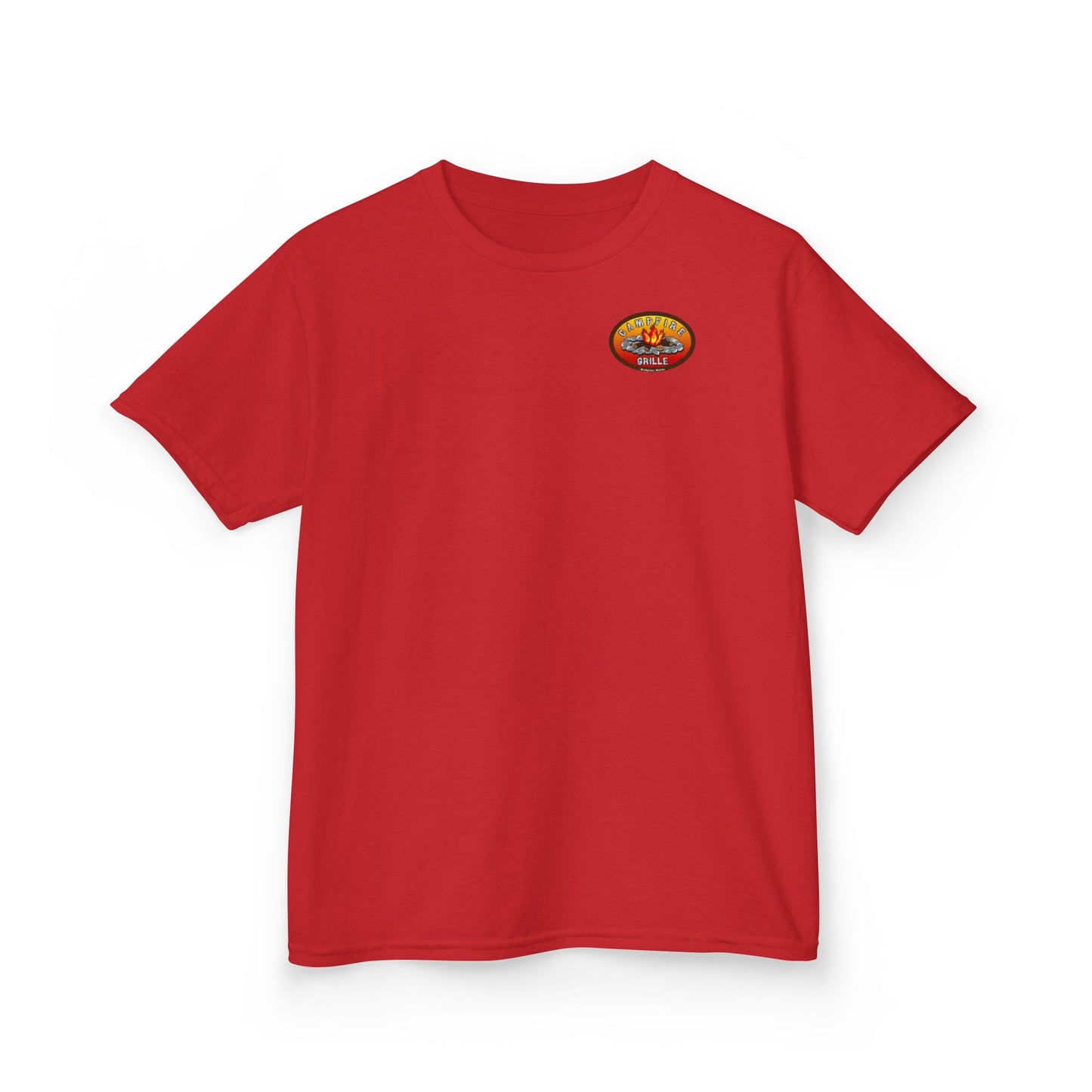 Kids Campfire Grille Tee, Kid's Shirt, Summer Camp Outfit, Outdoor Fun Apparel, Gift for Nature Lovers, Family BBQ