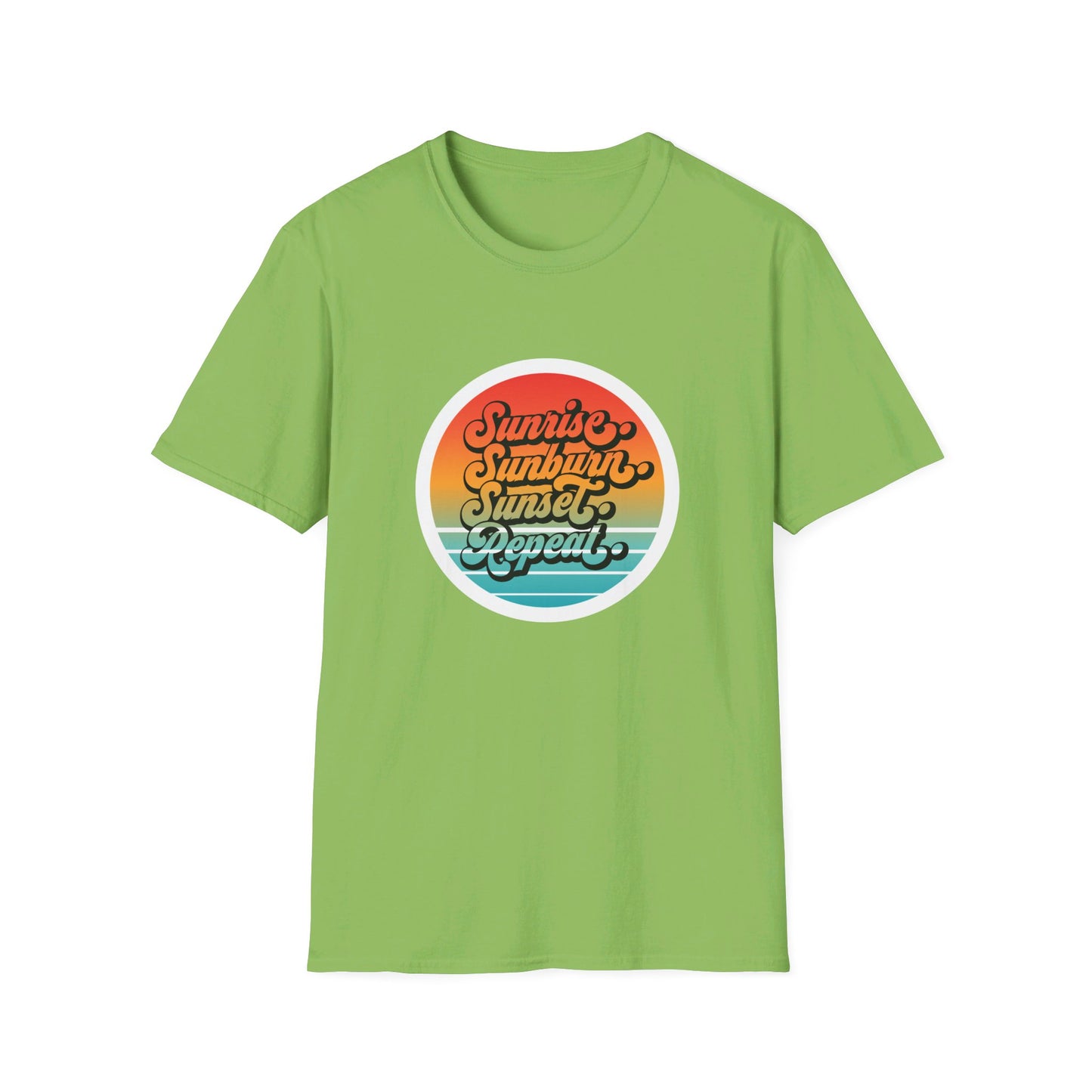 Sunrise, Sunburn, Sunset, Repeat Summer Vacation T-Shirt