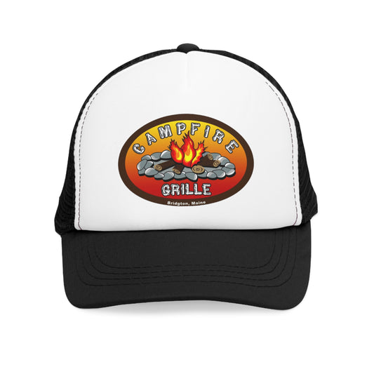 Campfire Grille Mesh Cap | Outdoor Adventure Hat, Hiking Gear, Summer Cap, Camping Gift, BBQ Accessory
