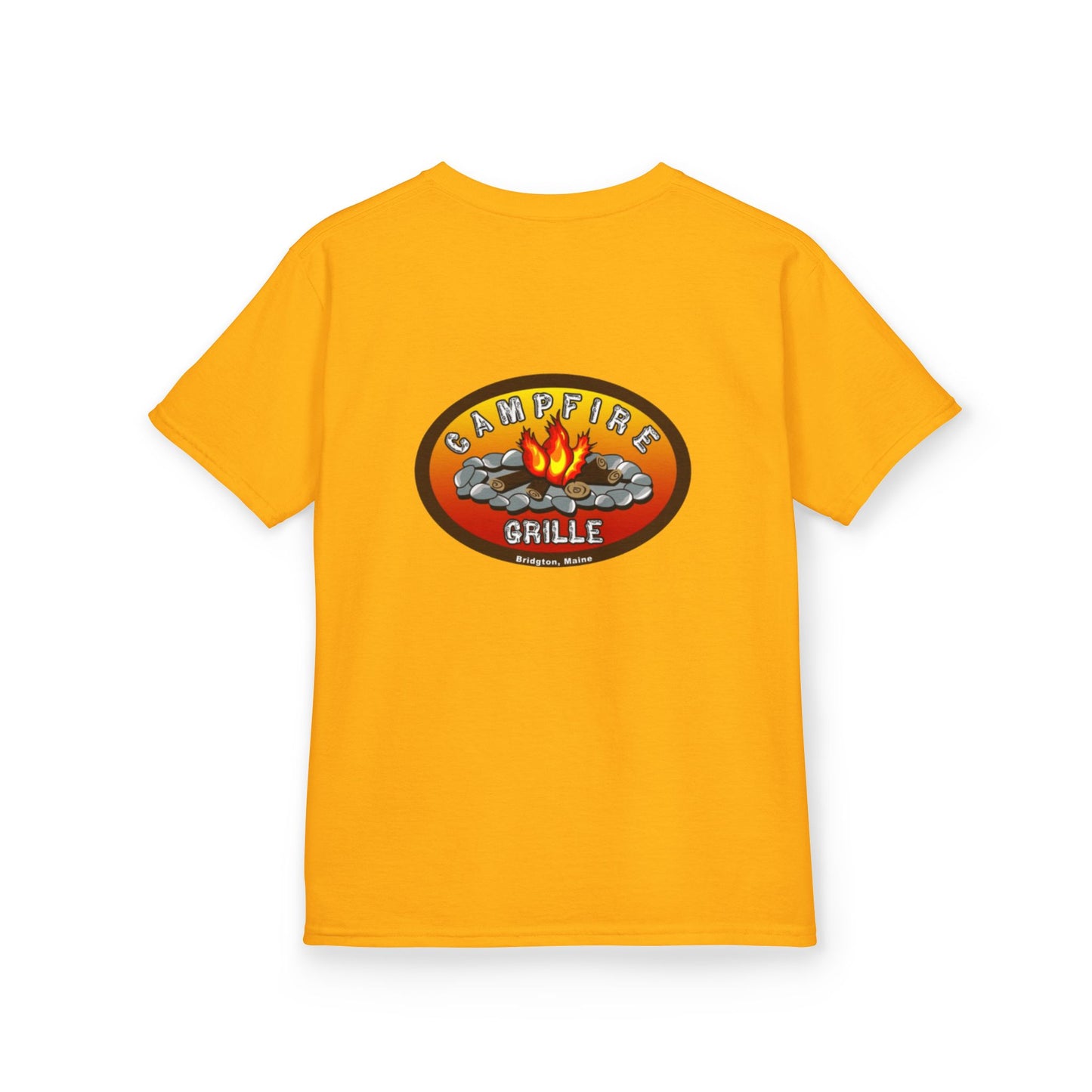 Kids Campfire Grille Tee, Kid's Shirt, Summer Camp Outfit, Outdoor Fun Apparel, Gift for Nature Lovers, Family BBQ