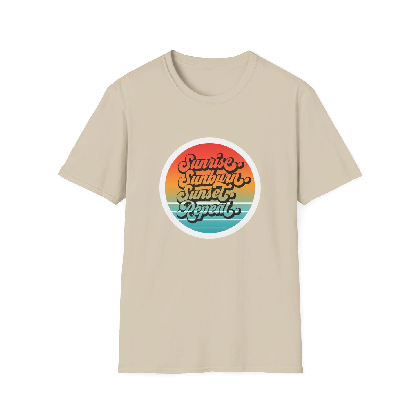 Sunrise, Sunburn, Sunset, Repeat Summer Vacation T-Shirt
