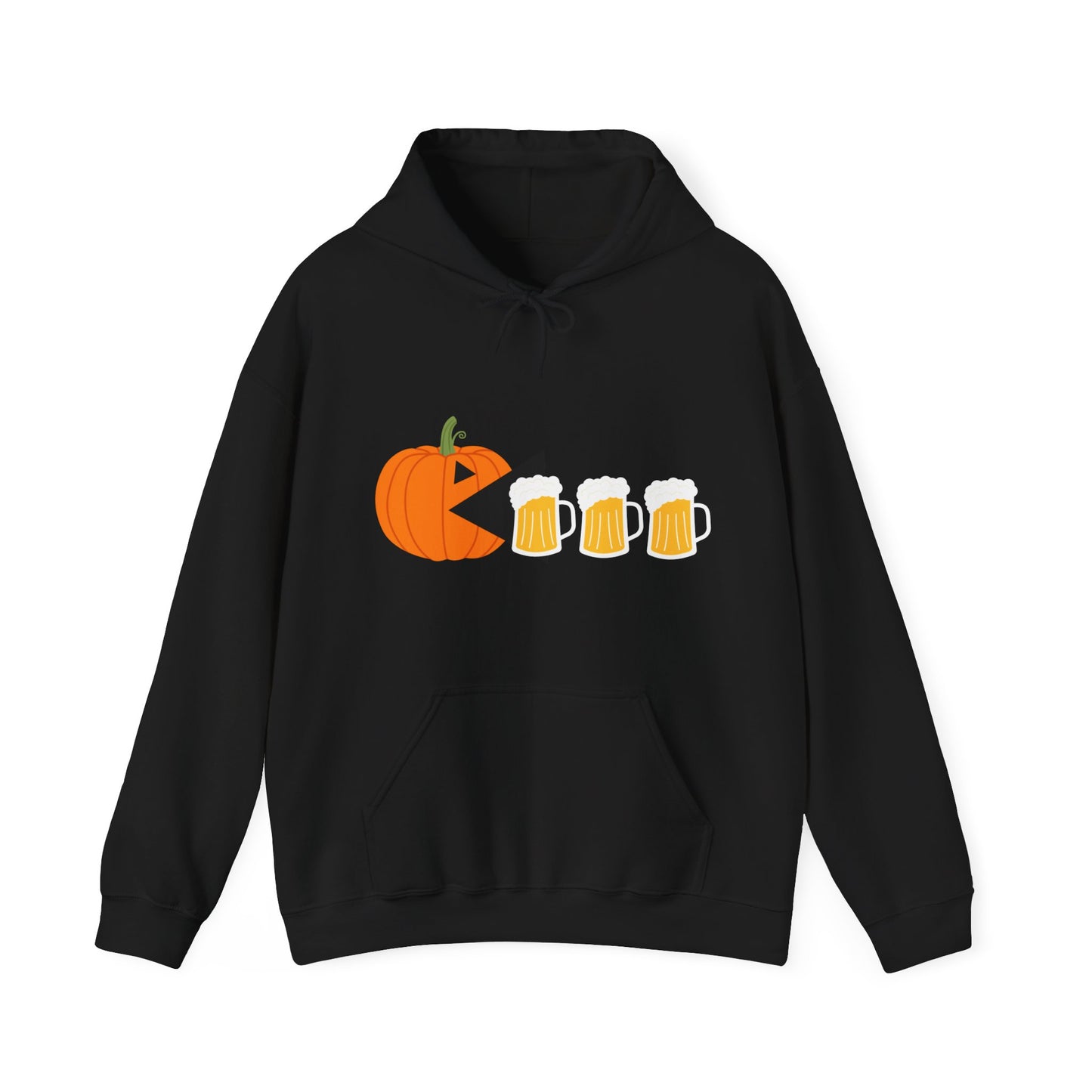 Chasing Down Beer  Funny Vintage Game Inspired Halloween Hoodie