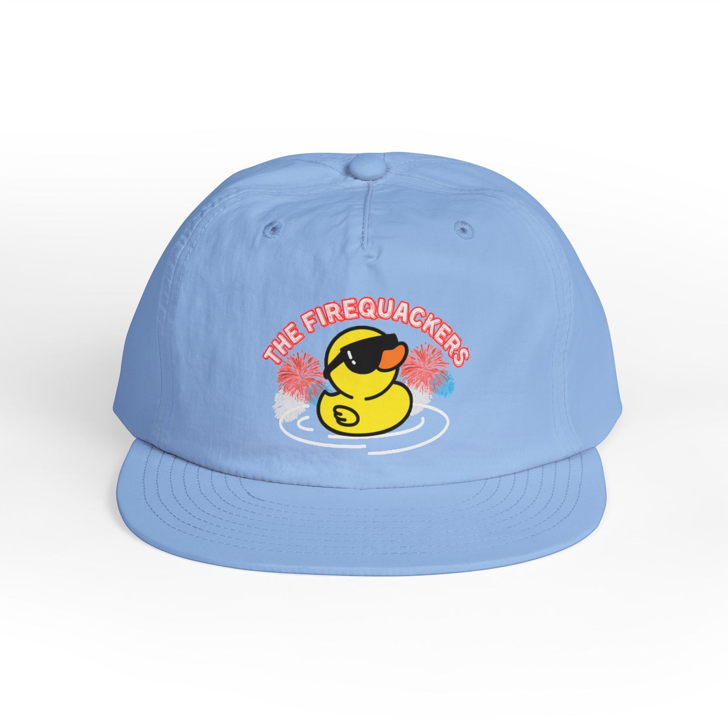 Summer Surf Cap with Firequackers Duck Design