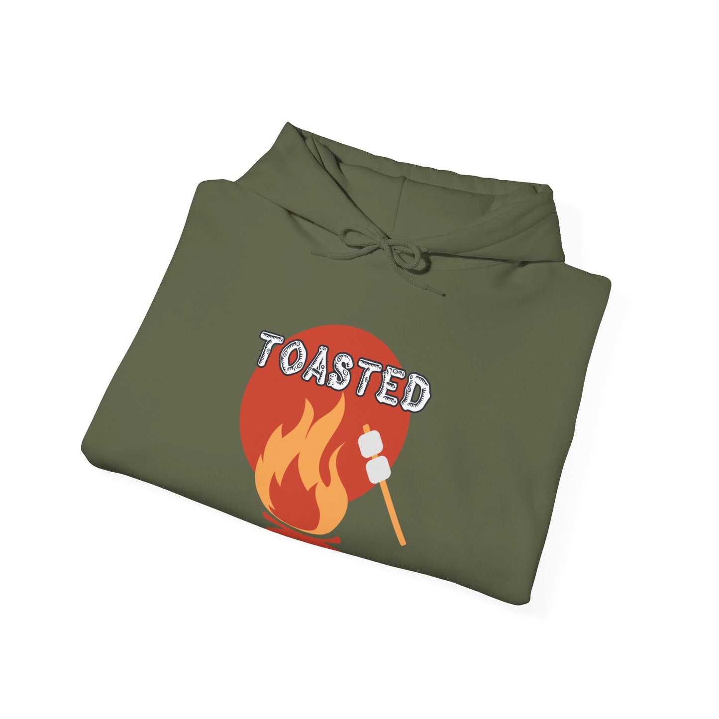 Toasted Campfire Hoodie Camping S'mores Hooded Sweatshirt
