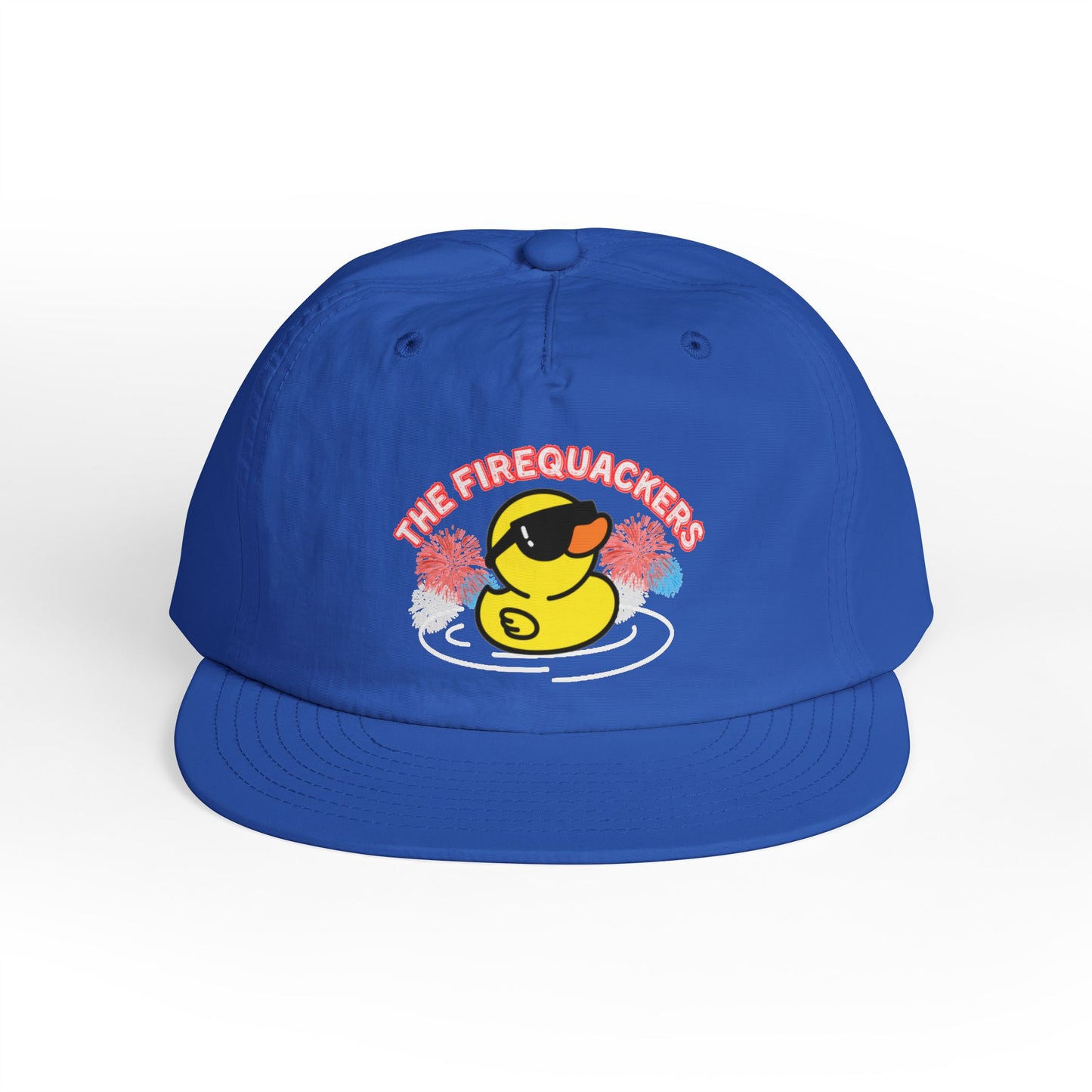 Summer Surf Cap with Firequackers Duck Design