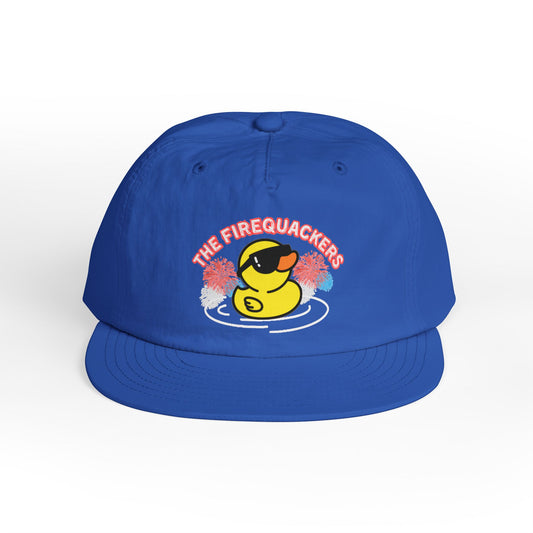 Summer Surf Cap with Firequackers Duck Design