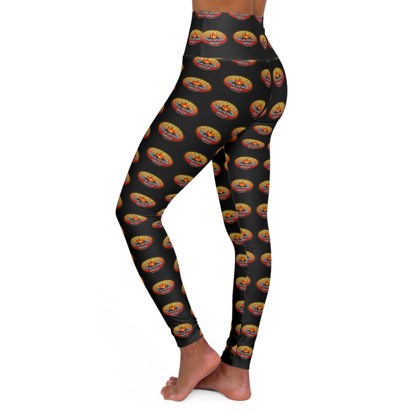 CFG Bold High Waisted Yoga Leggings - Perfect for Fitness Enthusiasts & Yoga Lovers