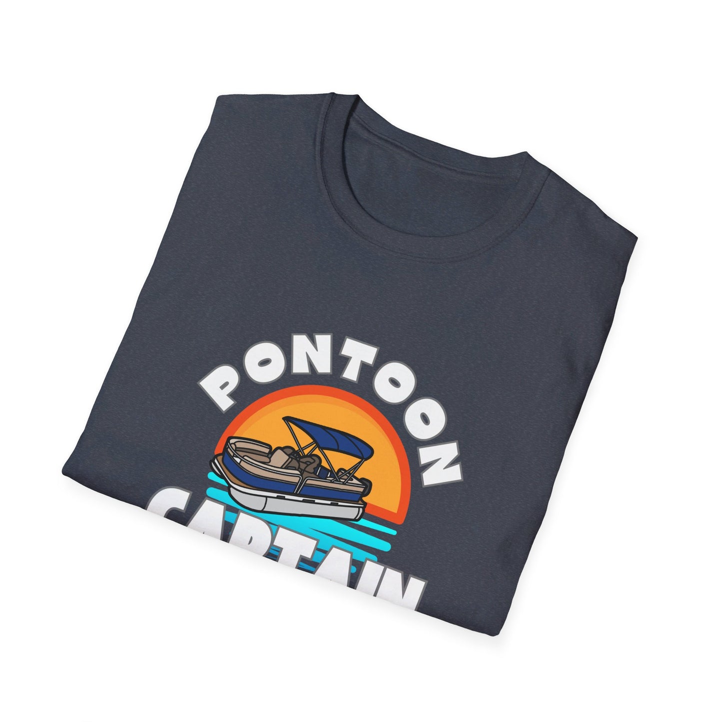 Pontoon Captain My Boat My Rules Funny Summer Boating T-Shirt