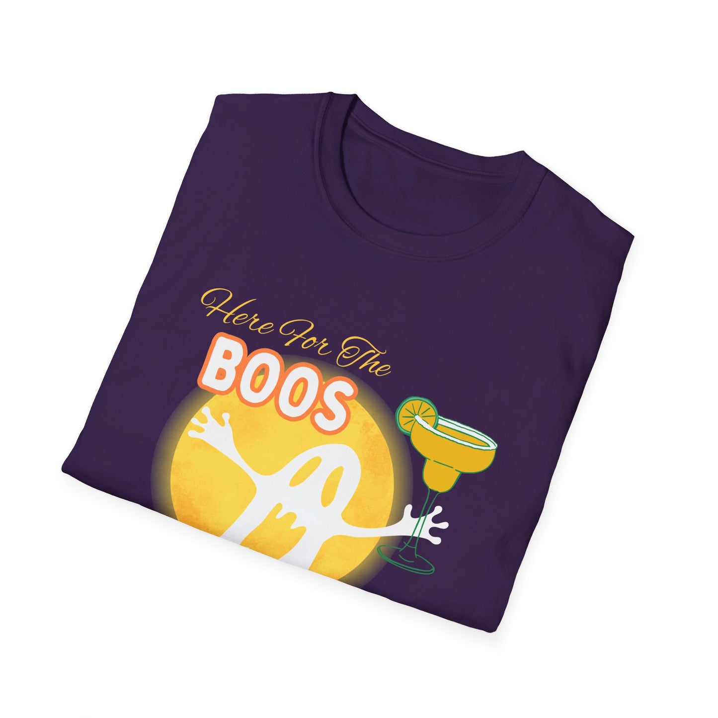 Here for the Boos Margarita Ghost Halloween Party T-Shirt