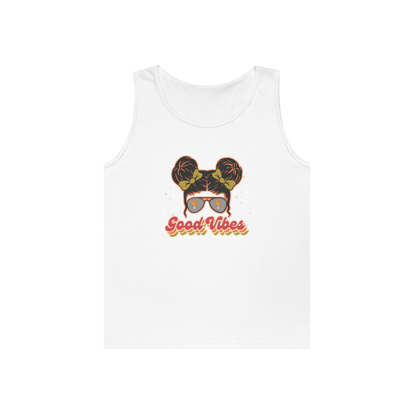 Mushroom Hippie Chick Good Vibes Tank Top