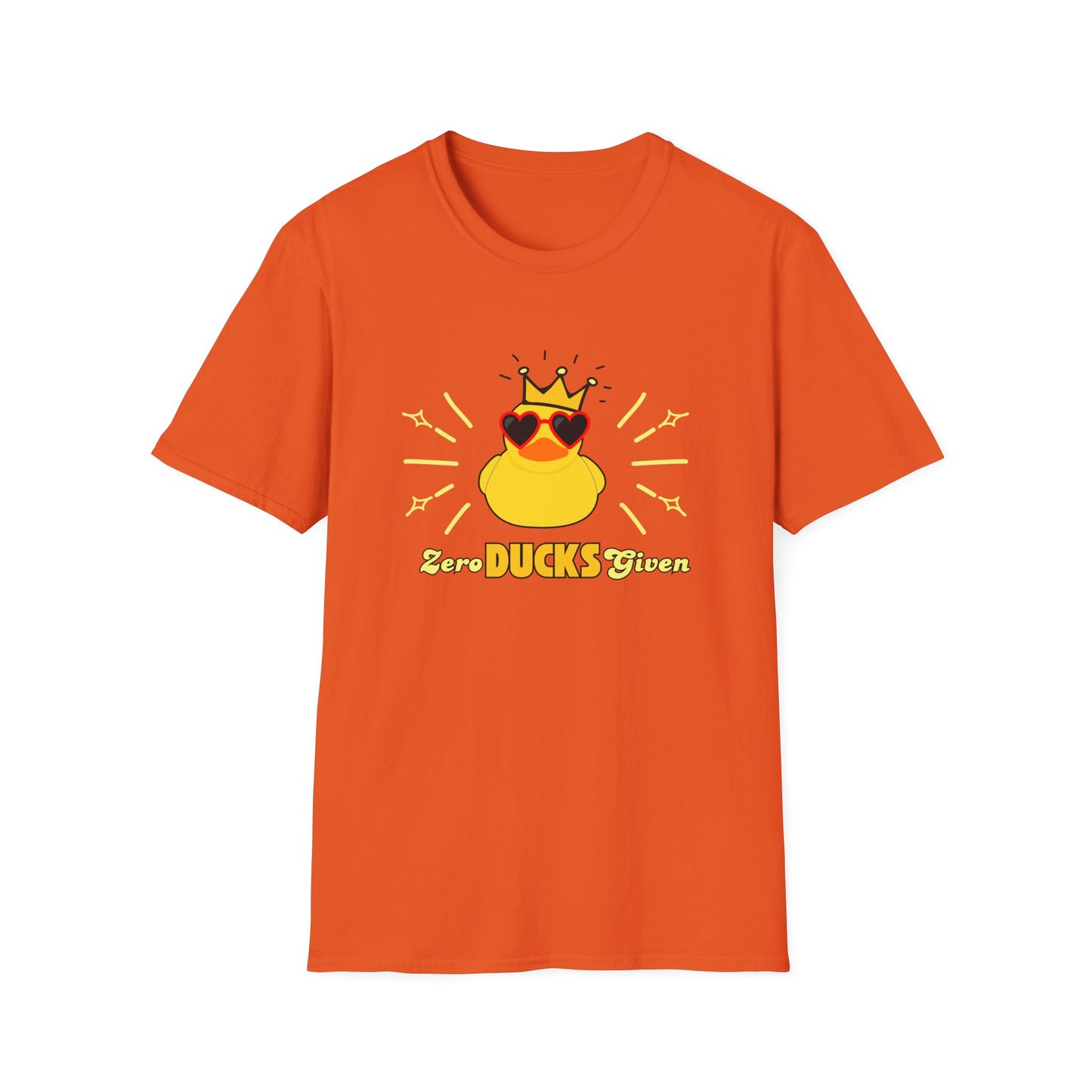 Zero Ducks Given Funny Ducky T-Shirt
