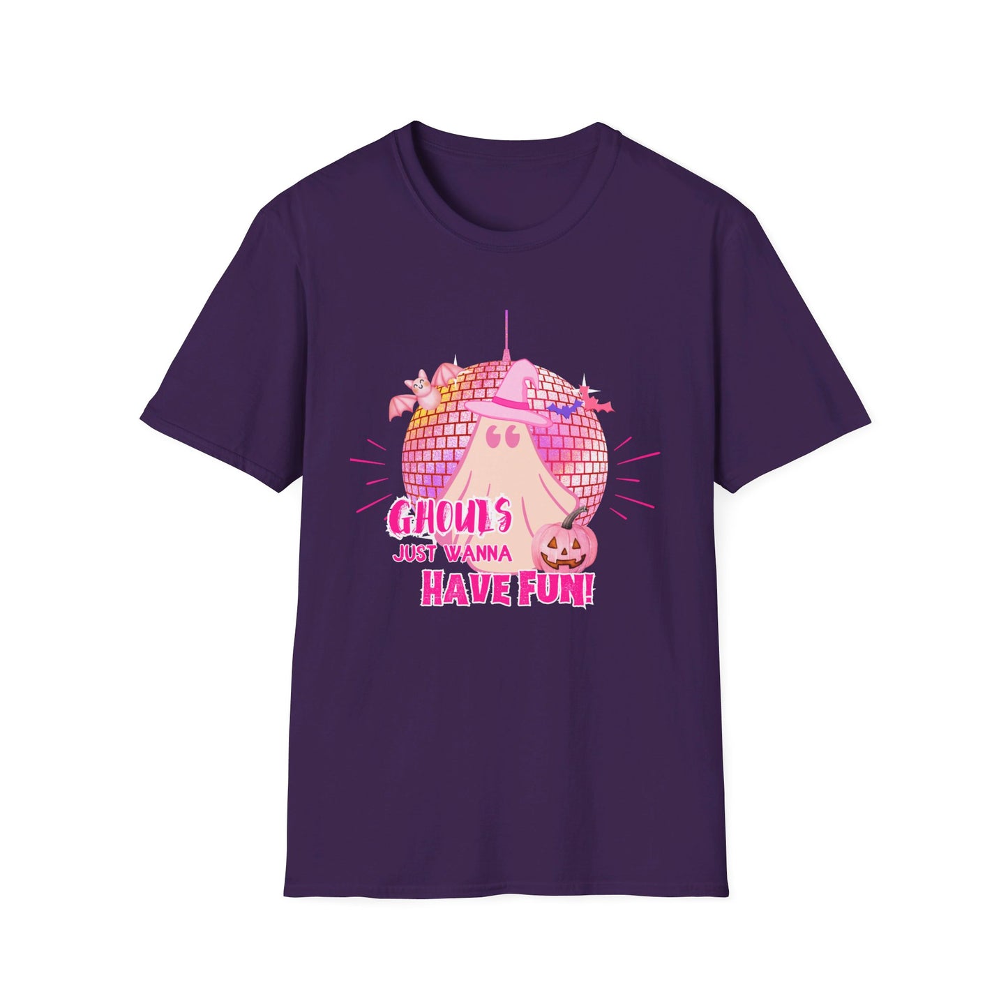Ghouls Just Wanna Have Fun Cute Disco Ghost T-Shirt