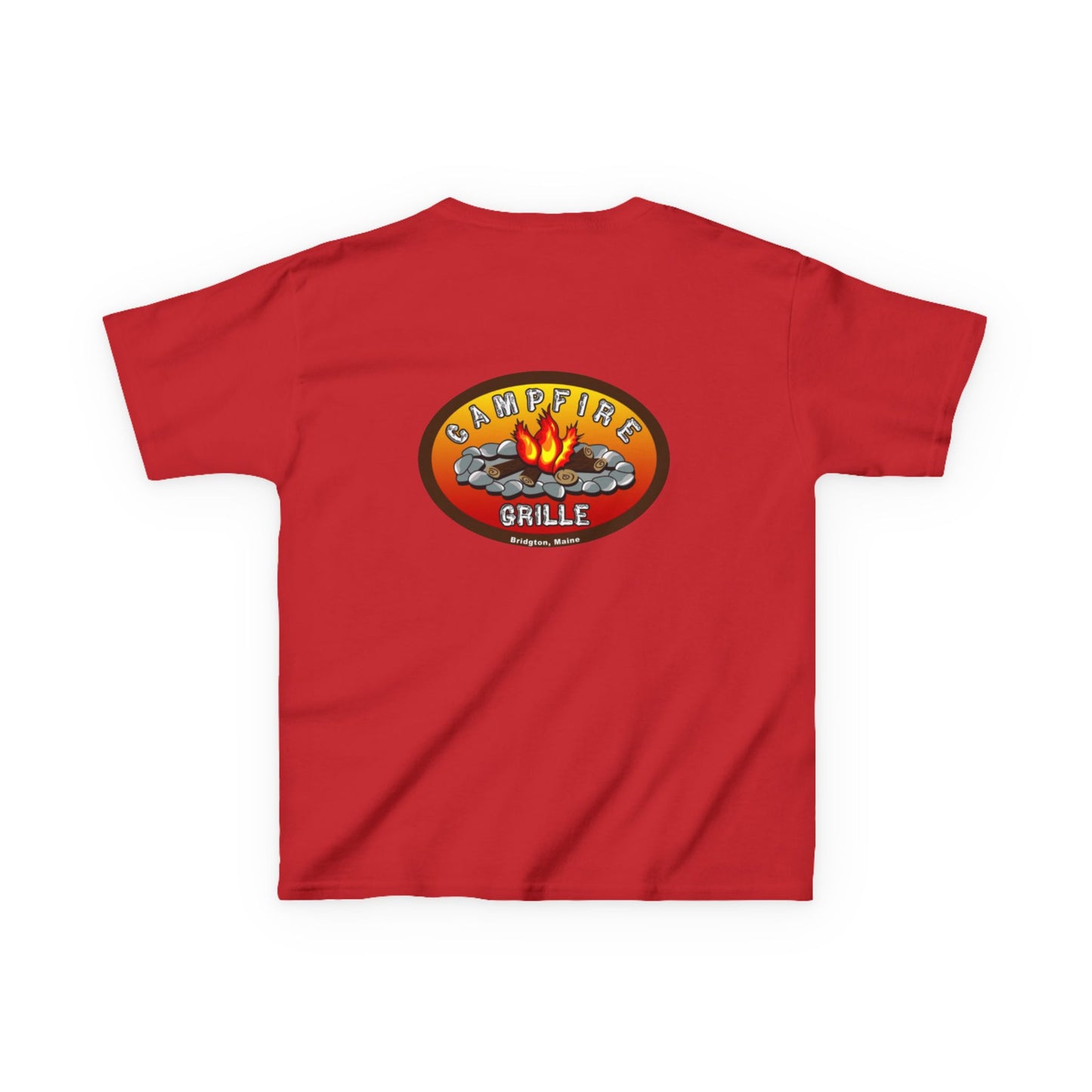 Kids Campfire Grille Tee, Kid's Shirt, Summer Camp Outfit, Outdoor Fun Apparel, Gift for Nature Lovers, Family BBQ