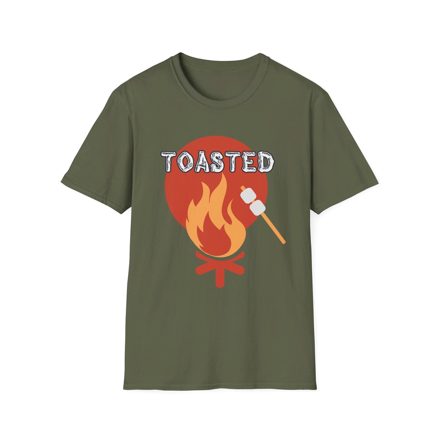 Toasted Campfire S'mores Funny Camping T-Shirt