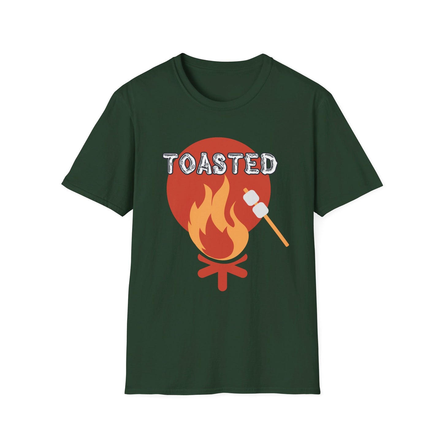 Toasted Campfire S'mores Funny Camping T-Shirt