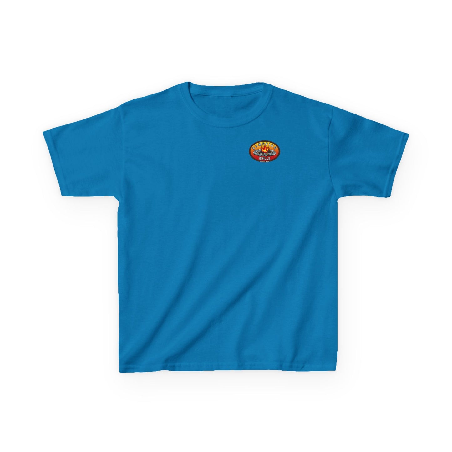 Kids Campfire Grille Tee, Kid's Shirt, Summer Camp Outfit, Outdoor Fun Apparel, Gift for Nature Lovers, Family BBQ