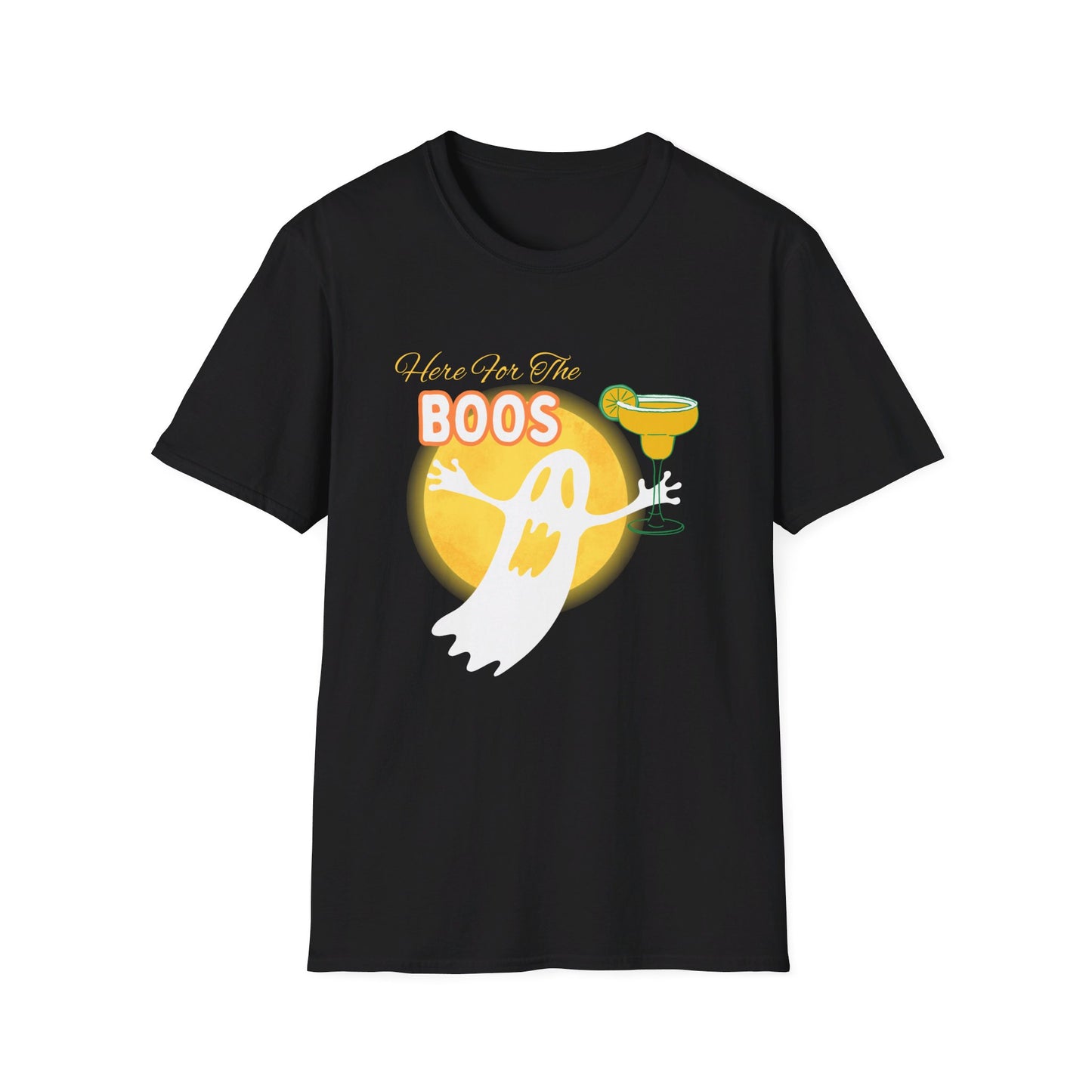 Here for the Boos Margarita Ghost Halloween Party T-Shirt