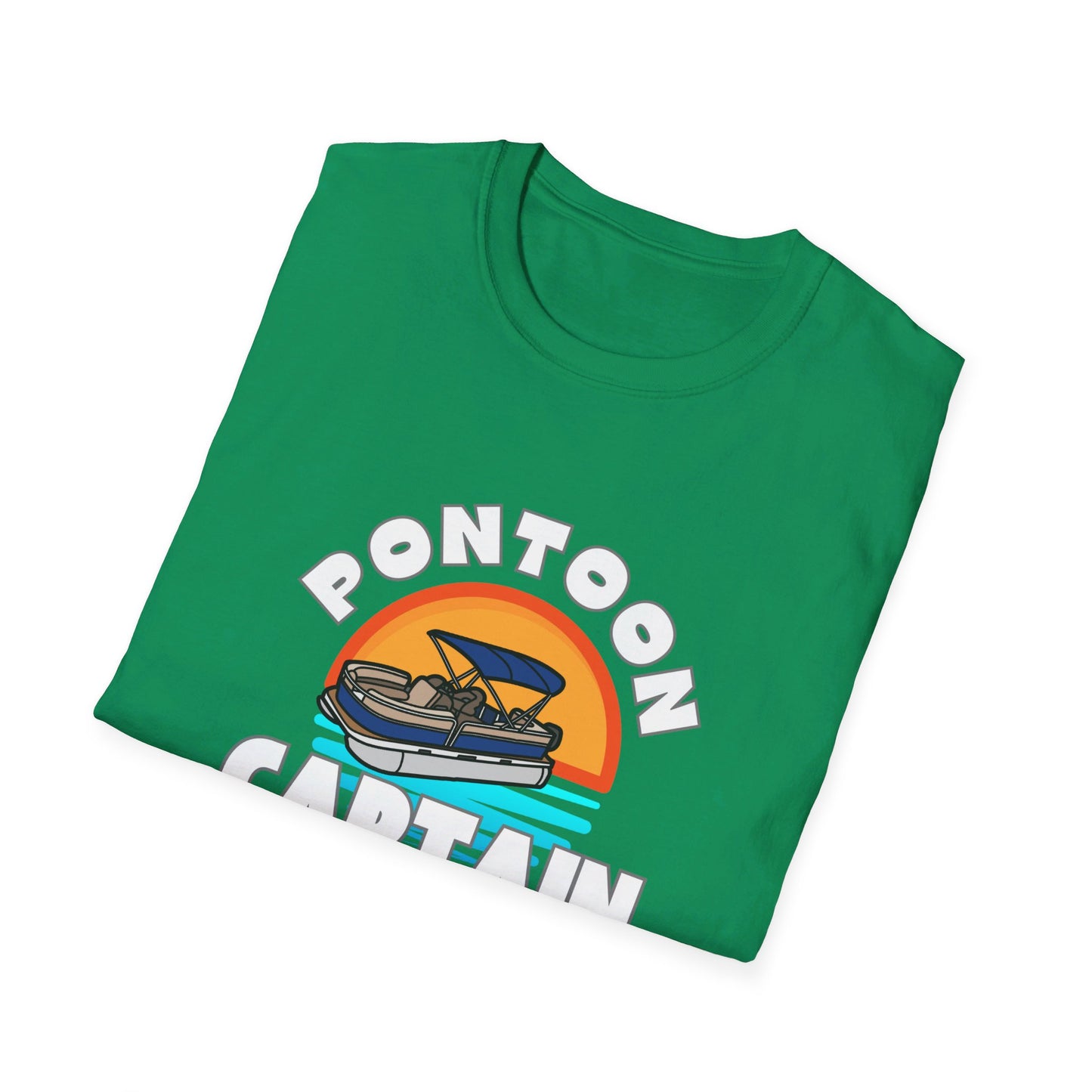 Pontoon Captain My Boat My Rules Funny Summer Boating T-Shirt