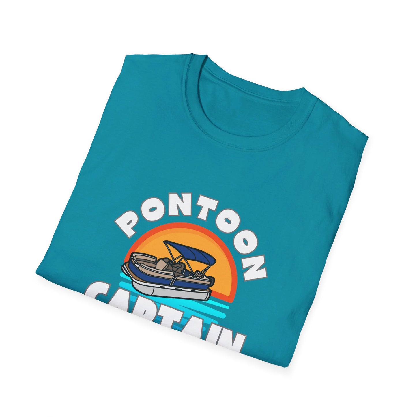 Pontoon Captain My Boat My Rules Funny Summer Boating T-Shirt