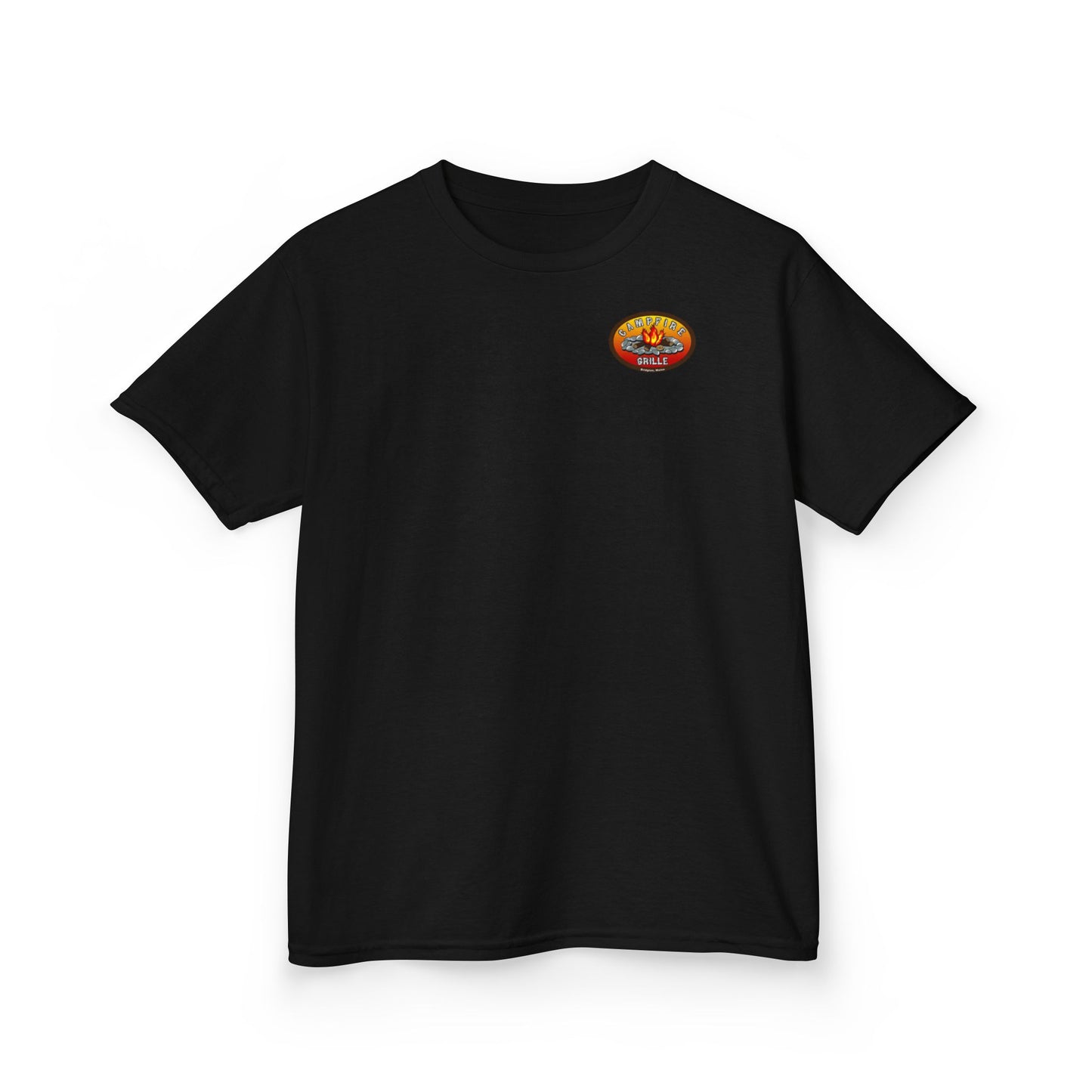 Kids Campfire Grille Tee, Kid's Shirt, Summer Camp Outfit, Outdoor Fun Apparel, Gift for Nature Lovers, Family BBQ