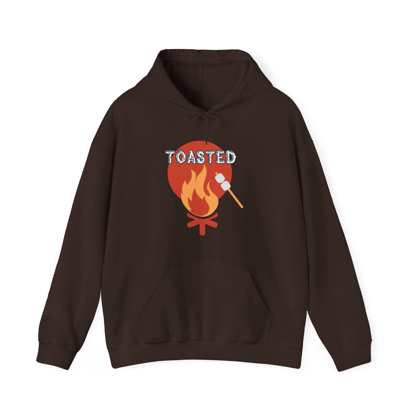 Toasted Campfire Hoodie Camping S'mores Hooded Sweatshirt