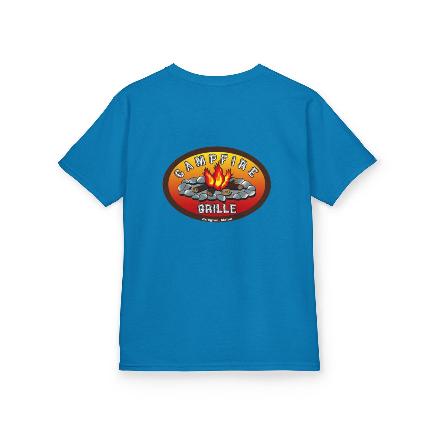 Kids Campfire Grille Tee, Kid's Shirt, Summer Camp Outfit, Outdoor Fun Apparel, Gift for Nature Lovers, Family BBQ