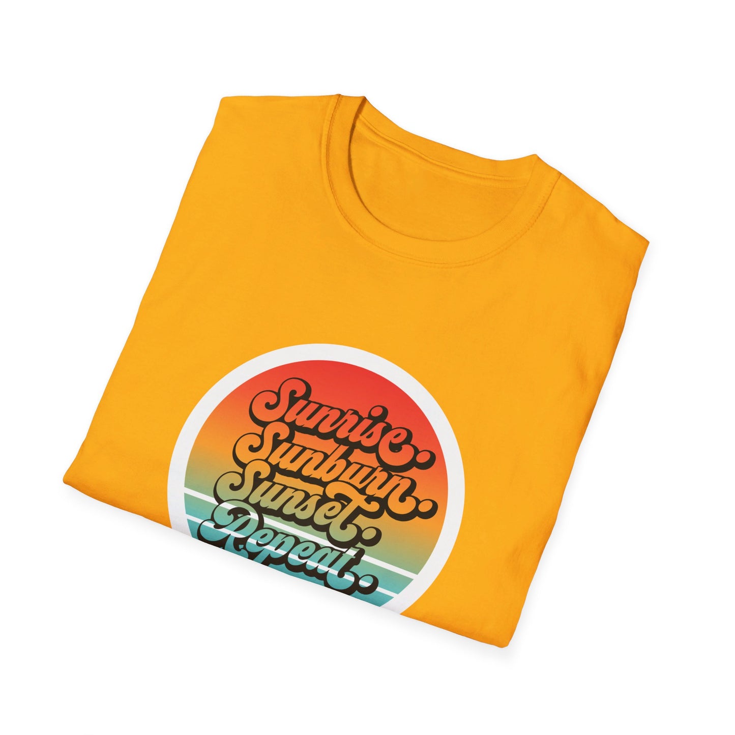 Sunrise, Sunburn, Sunset, Repeat Summer Vacation T-Shirt