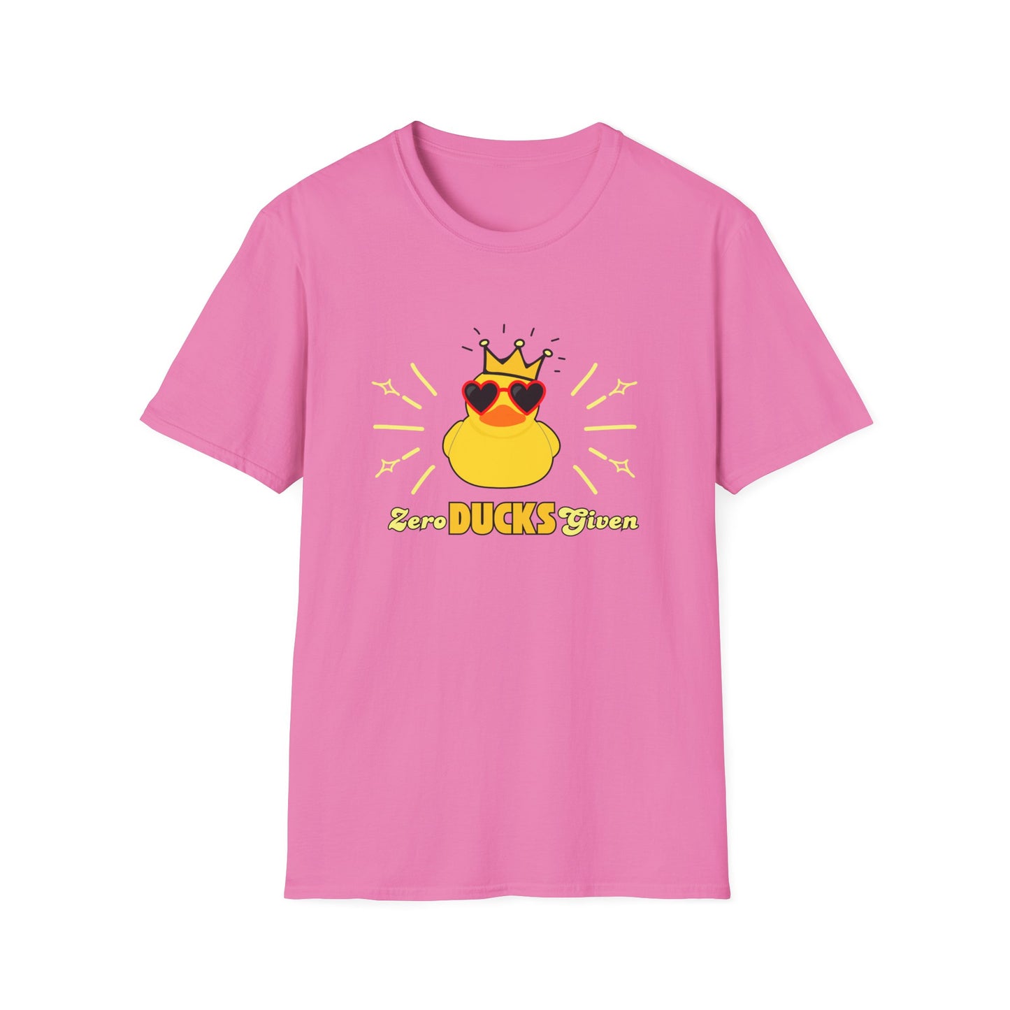 Zero Ducks Given Funny Ducky T-Shirt